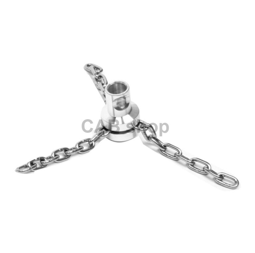 Rotačná kefa na čistenie komína s reťazovou hlavou TURBO Premium® PRO - 6m