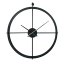 Designer wall clock VIP 2 Black 50cm